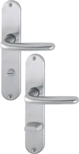Meistverkauft HOPPE Langschildgarnitur Cardiff E1850Z/302 VA F69 SK/OL 78mm DIN L/R - 2423701