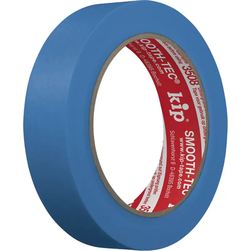 Heißes Angebot KIP Glattkreppband 3508 SMOOTH-TEC glatt blau 50 m x 24 mm - 3508-24