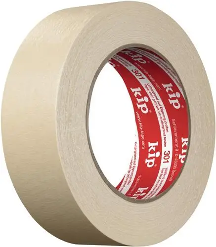 kip Feinkrepp 301 extra leicht gekreppt 50 m x 18 mm - 301-18 Highlight