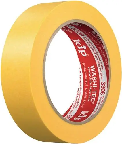 KIP Abdeckband 3308 WASHI-TEC Premium PLUS glatt 50 m x 48 mm - 3308-48 Super-Preis