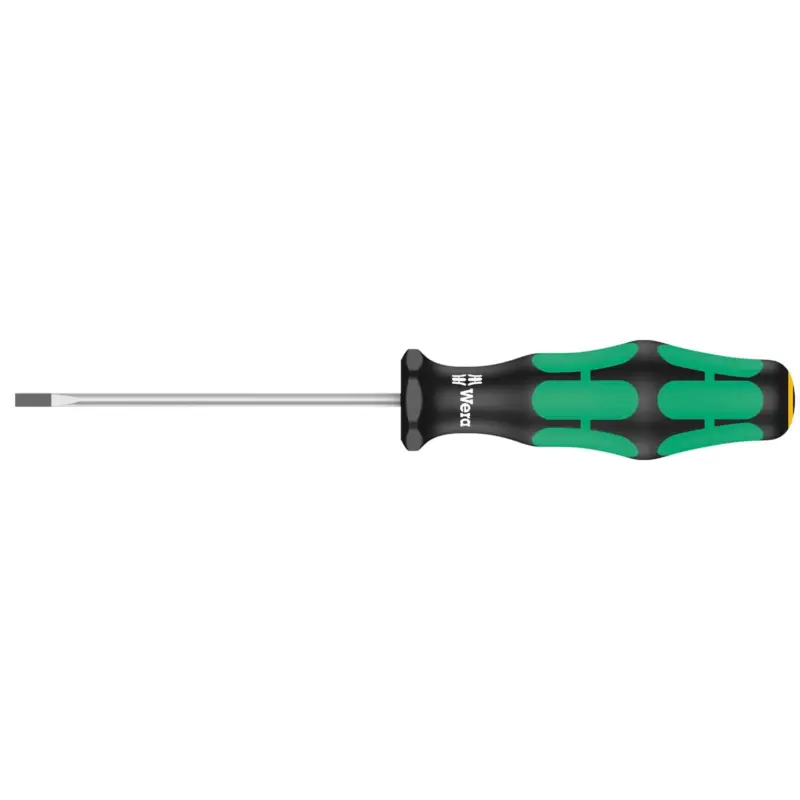 Wera 335 Schlitz-Schraubendreher - Elektrikerklinge 0,5x3,0x80 mm - 110001 Finale Aktion