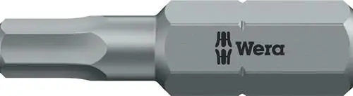 Wera Bit 840/1 Z 1/4″ 6 mm Länge 25 mm zähhart - 5056330001 Abverkauf