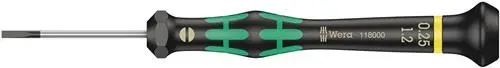 Must-Have Wera Elektronik-Feinmechanik-Schraubendreher 2035 1,2 x 40 mm Schlitz - 5118000001
