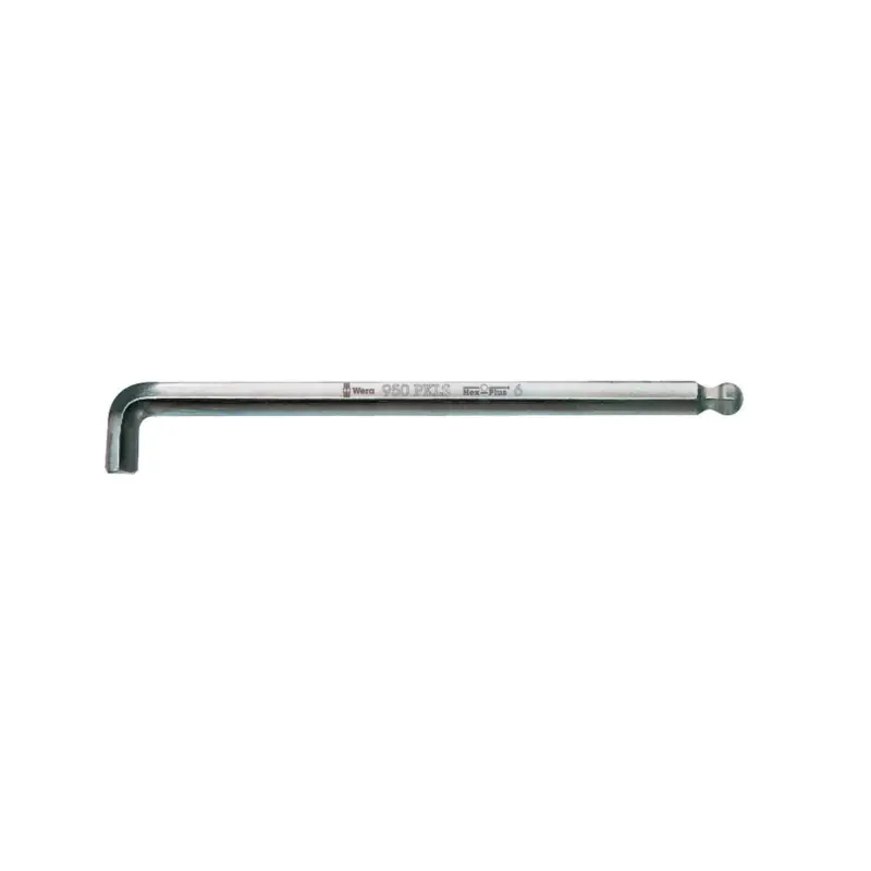 Markenprodukt Wera 950 PKL Winkelschlüssel metrisch gestellverchromt SW 12,0x248mm - 022067