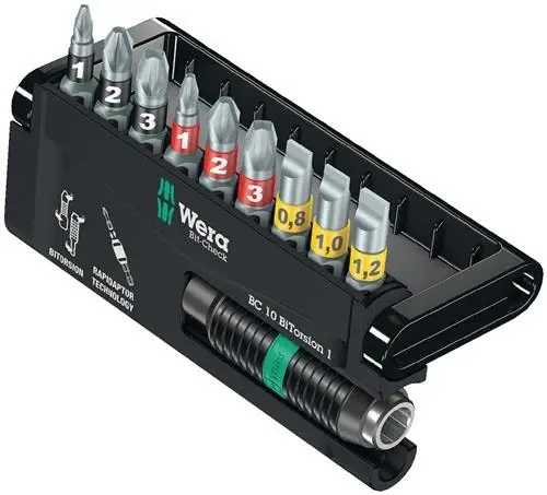 Super-Preis Wera Bitsortiment Bit-Check 10 BiTorsion 1 10tlg. - 5056374001