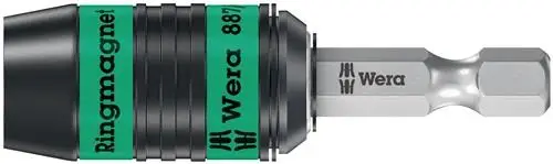 Wera Bithalter 887/4 RR Rapidaptor 1/4″ F 6,3 1/4″ C 6,3 + E 6,3 Schnellwechselfutter Länge 57 mm - 5052490001 Jetzt Bestellen