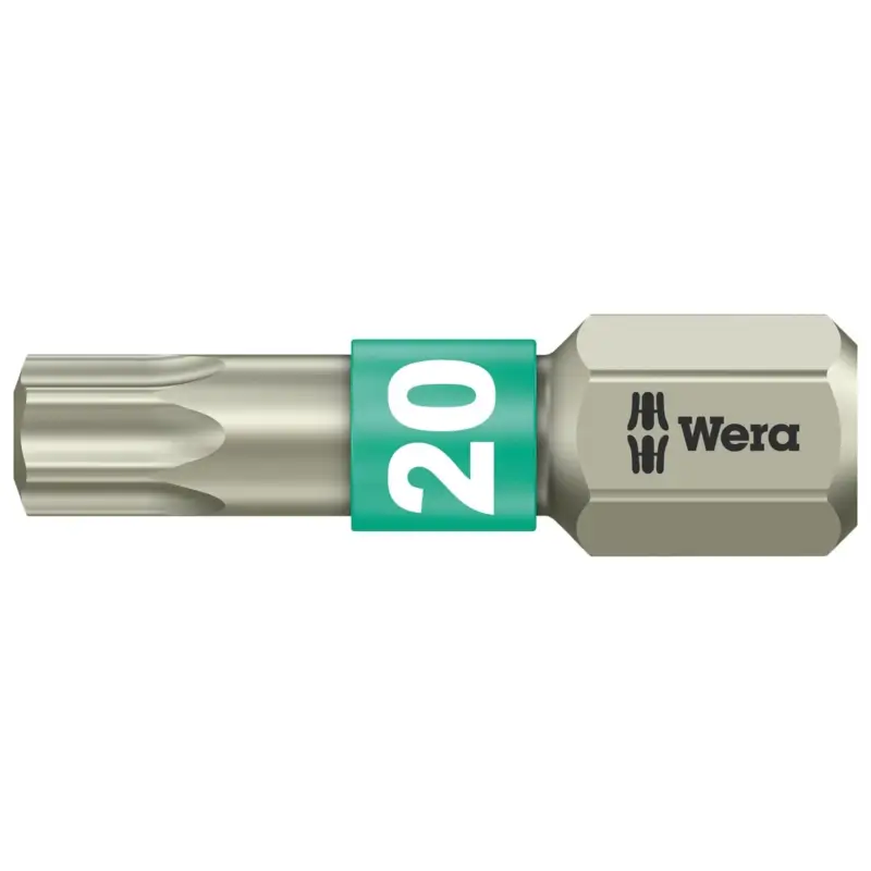 Ausverkauf Wera 3867/1 TS Torx Bits, Edelstahl TX 20 x 25,0 mm - 071034