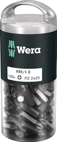Beliebt Wera Bitgroßpackung (100 Stk.) 855/1 Z PZD 2 Länge 25 mm - 5072444001