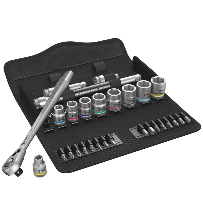 Direkt Vom Hersteller Wera 8100 SB 11 Zyklop Metal-Knarrensatz Umschalthebel 3/8"-Antrieb zöllig - 004051