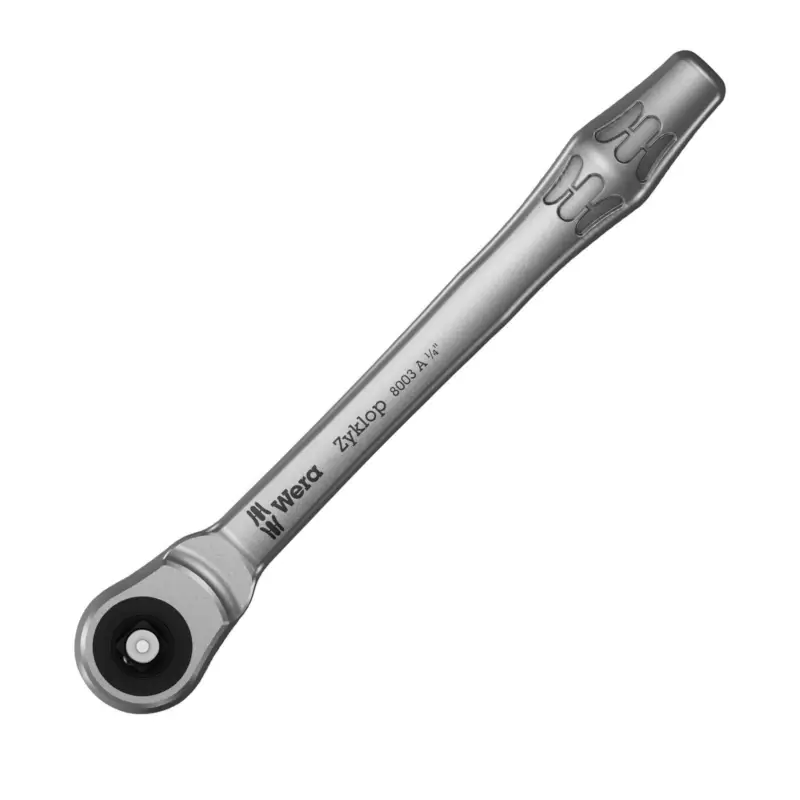 Direkt Vom Hersteller Wera 8003 A Zyklop Metal-Knarre mit Durchsteckvierkant mit 1/4"-Antrieb - 004003