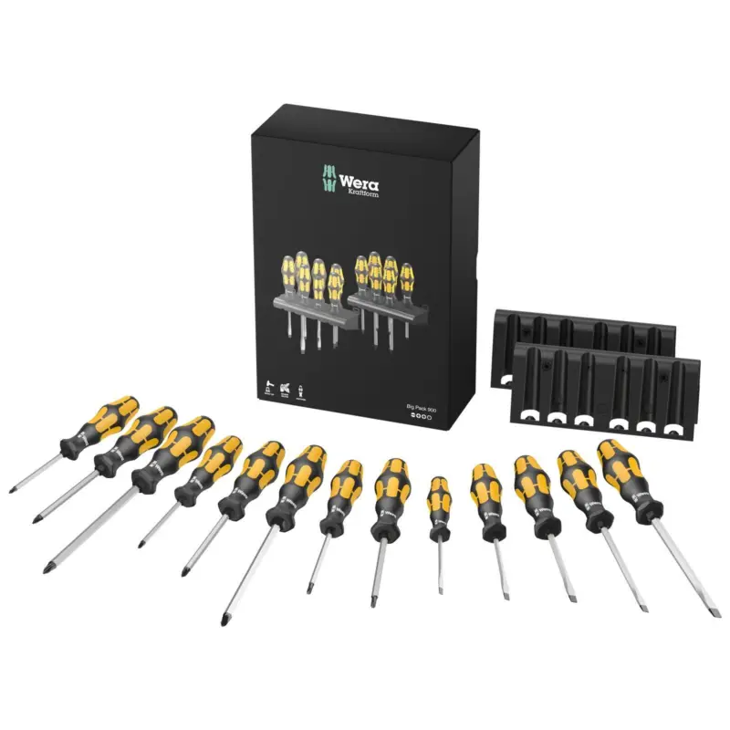 Jetzt Kaufen Wera Big Pack 900 Schraubendrehersatz Kraftform Wera Der Schraubmeißel + Rack - 133285