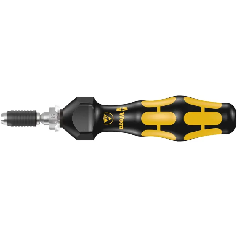Wera Serie 7400 Kraftform ESD einstellbarer Drehmomentschraubendreher Halfmoon / HIOS (0,30 - 1,00 Nm) - 074788 Abverkauf
