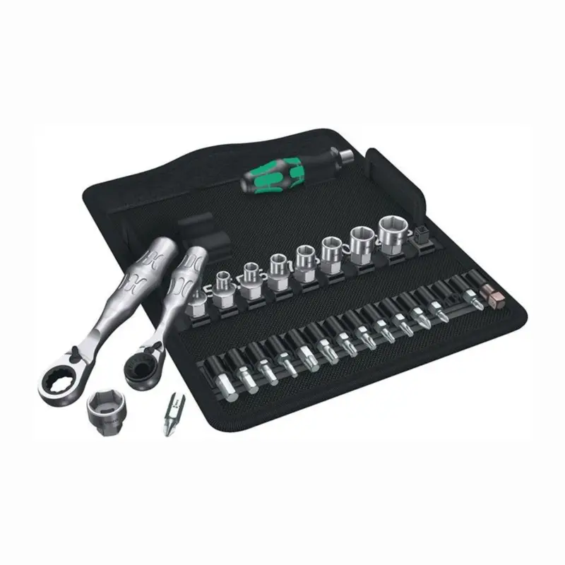 Super-Preis Wera Steckschlüsselsatz KK Zyklop Mini 2 27tlg. 1/4″ SW 4-13 mm Anzahl Zähne 60/60 6-kant - 5135918001