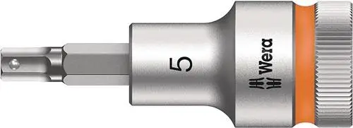 Wera Steckschlüsseleinsatz 8740 C HF 1/2" SW 5 mm Länge 60 mm - 5003821001 Neue Kollektion