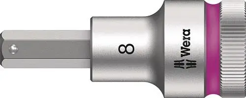 Wera Steckschlüsseleinsatz 8740 C HF 1/2" SW 8 mm Länge 60 mm - 5003824001 Sonderaktion