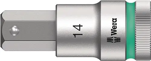 Wera Steckschlüsseleinsatz 8740 C HF 1/2" SW 14 mm Länge 60 mm - 5003827001 Neue Ware
