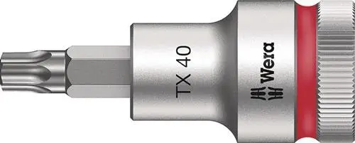 Wera Steckschlüsseleinsatz 8767 C HF TORX 1/2" T40 Länge 60 mm - 5003834001 Letzte Chance