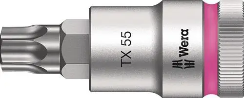 Wera Steckschlüsseleinsatz 8767 C HF TORX 1/2" T55 Länge 60 mm - 5003837001 Top-Angebot