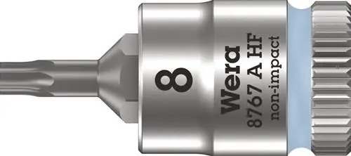 Super-Preis Wera Steckschlüsseleinsatz 8767 A HF TORX 1/4" T8 Länge 28 mm - 5003360001