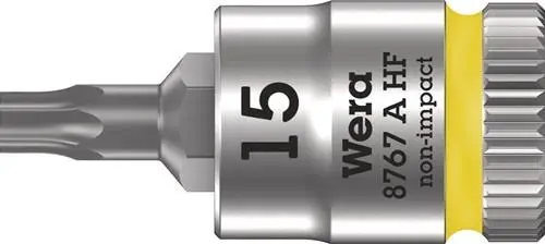 Wera Steckschlüsseleinsatz 8767 A HF TORX 1/4" T15 Länge 28 mm - 5003363001 Letzte Chance