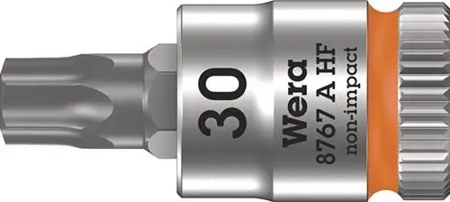 Neu Im Sortiment Wera Steckschlüsseleinsatz 8767 A HF TORX 1/4" T30 Länge 28 mm - 5003369001