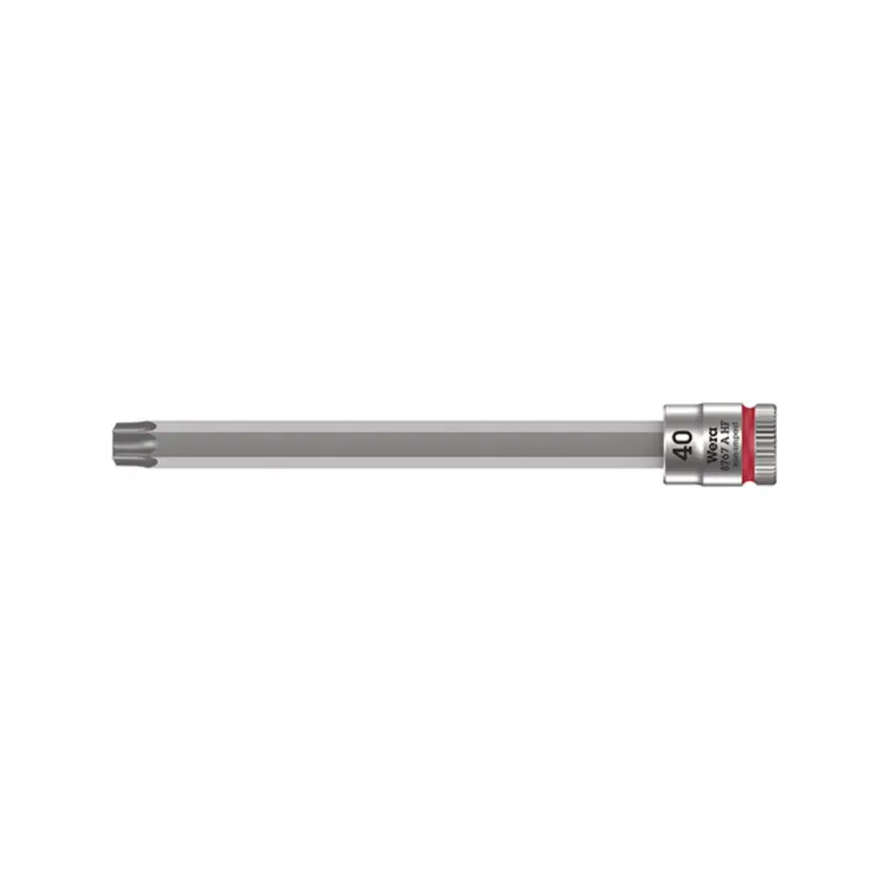 Markenprodukt Wera Steckschlüsseleinsatz 8767 A HF TORX 1/4" T40 Länge 100 mm - 5003372001