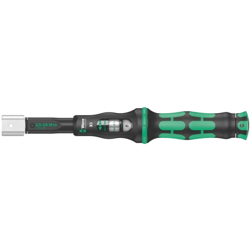 Wera Click-Torque X 1 Drehmomentschlüssel für Einsteckwerkzeuge - 075651 Neu Im Sortiment