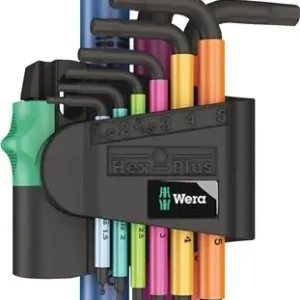 Echt Wera Winkelschraubendrehersatz 950/9 9tlg. Kunststoffhalter - 5133164001