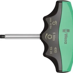 Wera Drehmomentschraubendreher 400 TX 25 5 Nm - 5005091001 Nur Heute