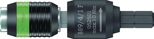 Zertifiziert Wera Bithalter 889/4/1 F Rapidaptor 1/4" C 6,3 + E 6,3 Freilauf Länge 64 mm - 5052501001