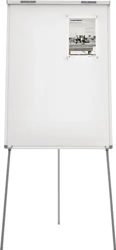 MAGNETOPLAN Flipchart Schreibfläche B680xH1045mm weiß höhenv.b.1,85m - 1226966 Direkt Vom Hersteller