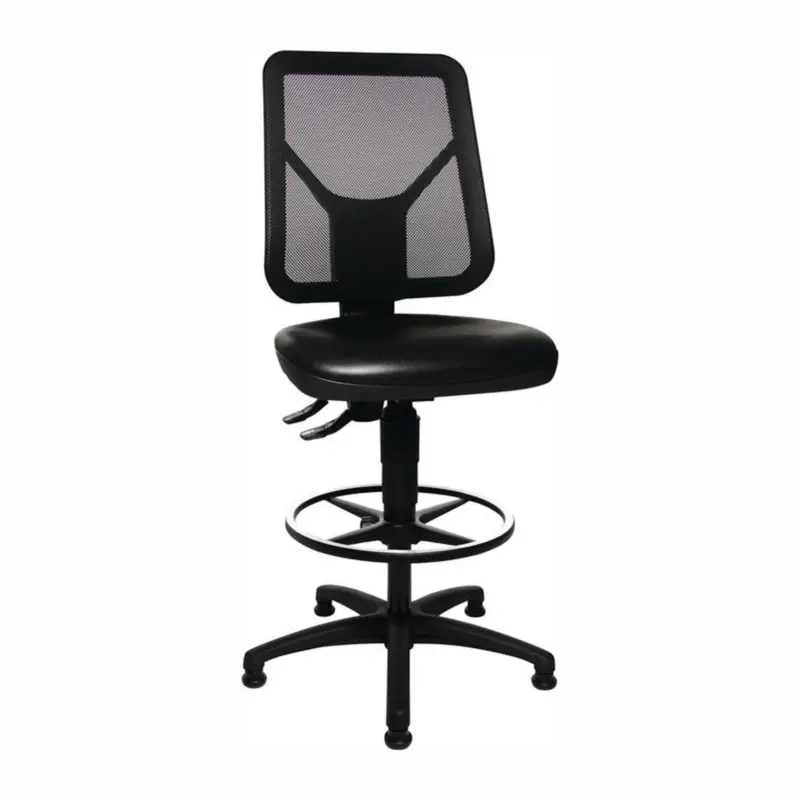 Topstar Arbeitsdrehstuhl TEC 80 C Bodengleiter + Fußring - 73280PU0T Wochenendangebot
