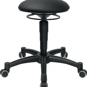 TOPSTAR Drehhocker Body Balance m.Rl.Kunstlederpolster schwarz Sitz-H.420-550mm - BAL10D10H Günstig