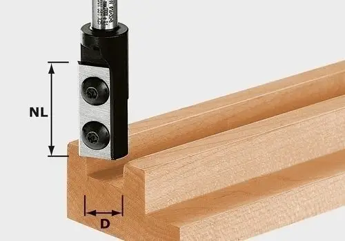 Festool Wendeplatten-Nutfräser HW Schaft 8 mm HW D16/30 S8 - 492716 Bestseller