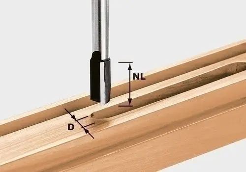 Festool Nutfräser HW Schaft 12 mm HW S12 D13,2/35 PLANET - 493789 Sonderaktion