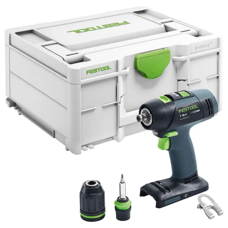 Neu Festool Akku-Bohrschrauber T 18+3-Basic - 576448