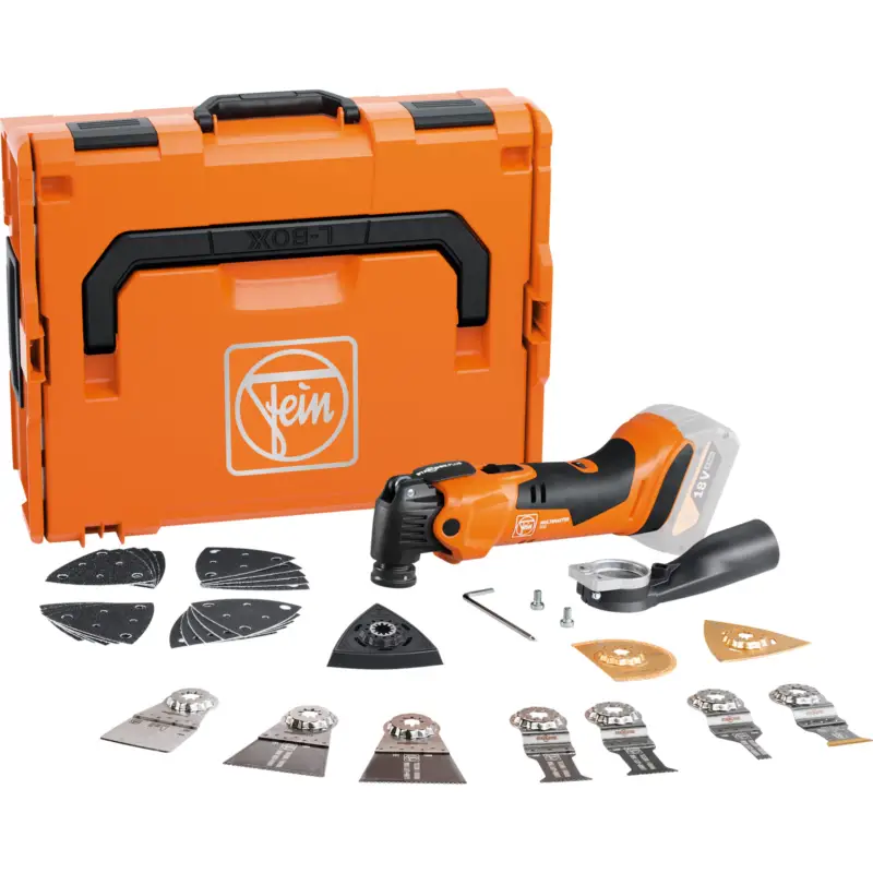 Fein Akku-MultiMaster AMM 500 PLUS TOP AS 18 V Solo inkl. Zubehör im Koffer- 71293863000 Sonderaktion
