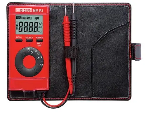 Markenprodukt BENNING Multimeter MM P3 0,1 mV-600 V AC/DC - MM P3 044084