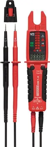 Neu BENNING Stromzangenmultimeter CM 1-4 0,1 A-200 A AC - 44686