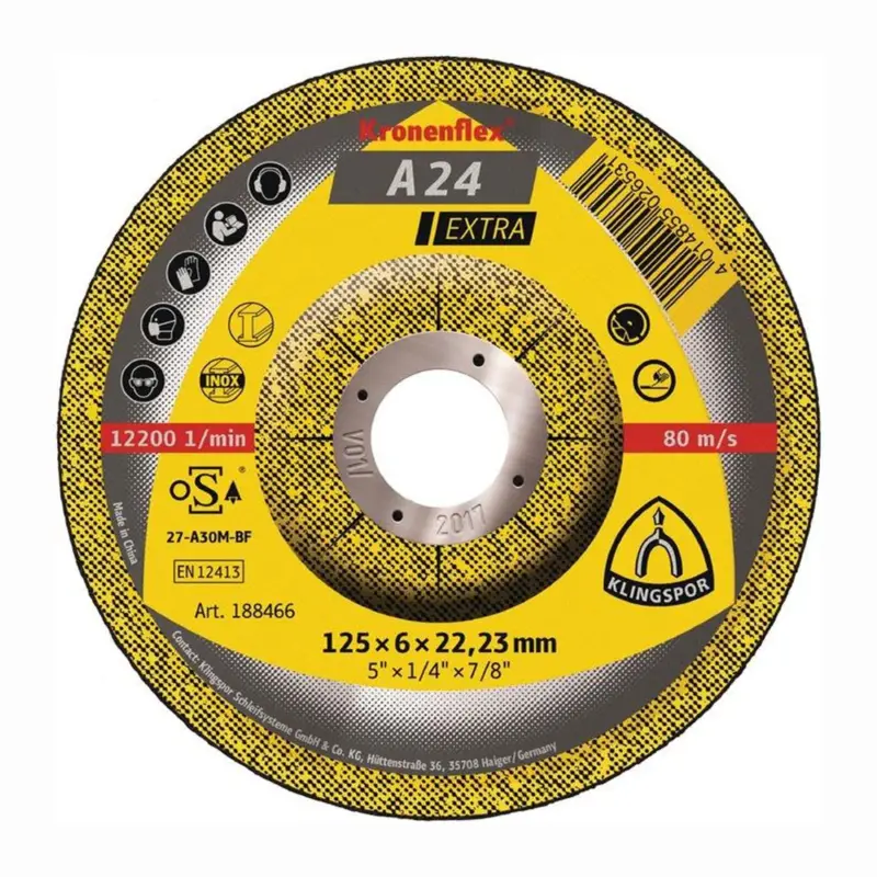 KLINGSPOR Schruppscheibe A 24 Extra D 230 x S 8 mm - 13448 Solange Der Vorrat Reicht