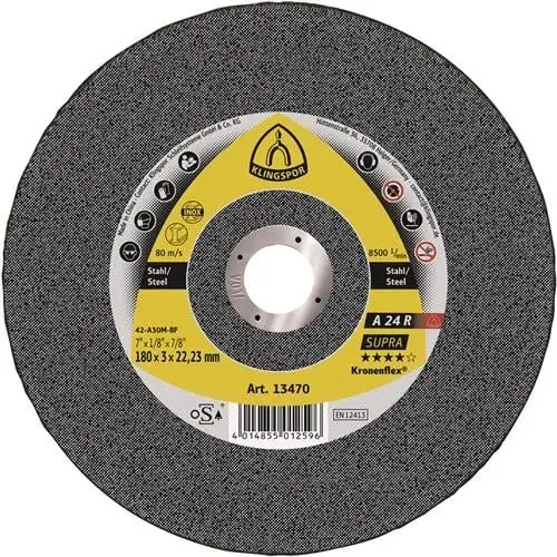 KLINGSPOR Trennscheibe A 24 R Supra Ø 115 x 2,5 mm gekröpft - 13466 Must-Have