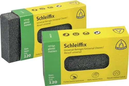 Nur Für Kurze Zeit KLINGSPOR Handschleifblock Schleiffix 80 x 50 x 20 mm Körnung 240 - 13803