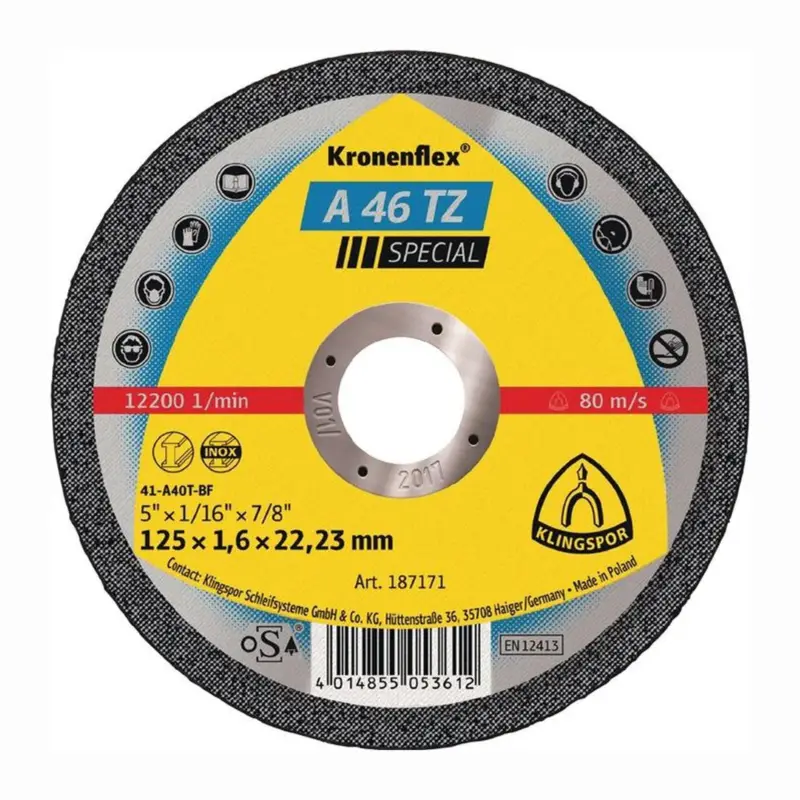KLINGSPOR Trennscheibe A 46 TZ Special Ø 180 x 1,6 mm gerade - 221161 Sofort Bestellen