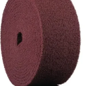 Sonderangebot KLINGSPOR Schleifvliesrolle NRO 400 Länge 10 m Breite 100 mm very fine rotbraun - 258873