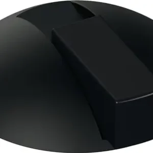 Zertifiziert HEWI Bodentürpuffer 625B 90 D.85mm H.22,5mm Ku.90 tiefschwarz ma Dübelmontage - 625B 90
