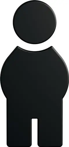 Rabatt HEWI Symbol Mann 801.91B010 PA Farb-Nr.90 B.71,5mm H.150mm S.3mm - 801.91B010 90