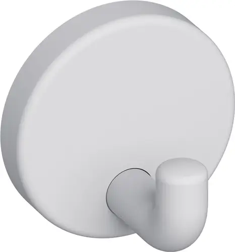 HEWI Einzelhaken 801.90B010 rechtwinklig gebogen 30 mm Polyamid ma 98 signalweiß - 801.90B010 98 Begrenztes Angebot