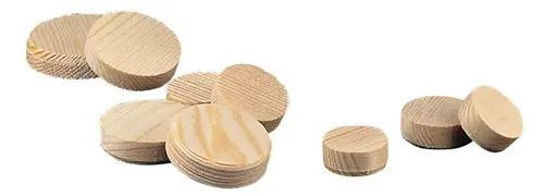 Konusplättchen D.30mm Fichtenholz Inh. je Krt. ca. 290 St. - HW4 Finale Aktion