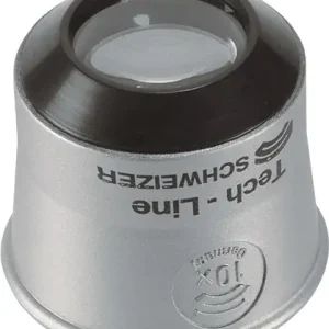 SCHWEIZER Uhrmacherlupe Tech-Line Vergr. 6x Linsen-D.22,8mm - 9706 Preis Gesenkt