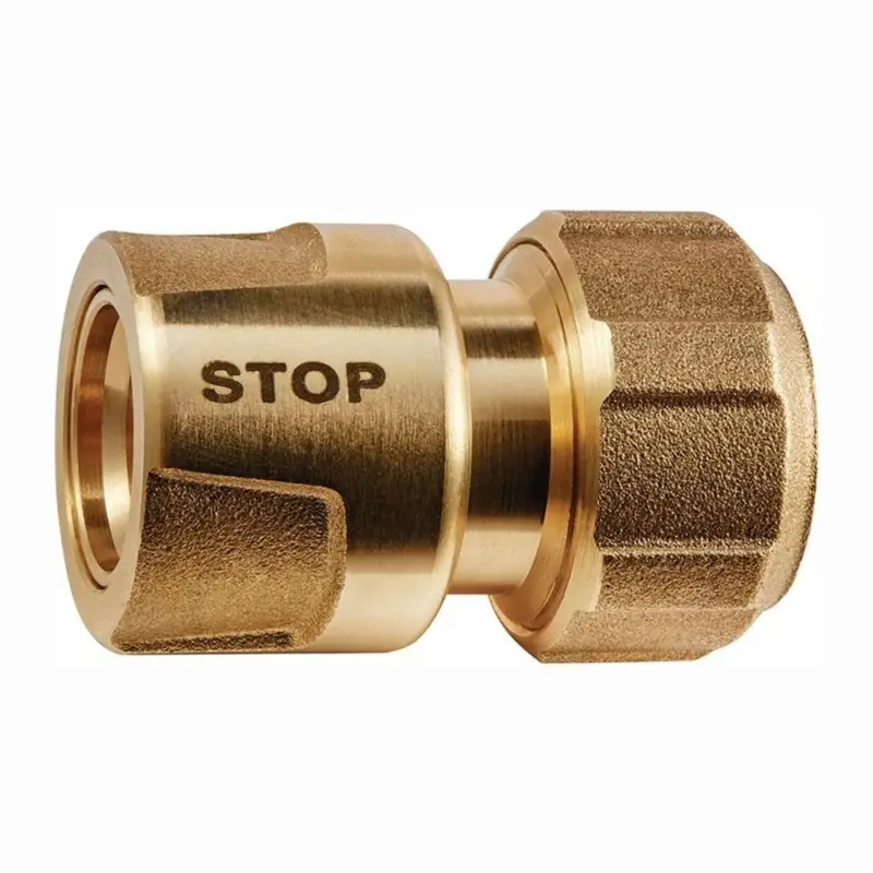 GEKA Schlauchstück plus-Stecksystem KTW Messing Schlauchgröße 19 mm - 46.1814.9 Markenprodukt